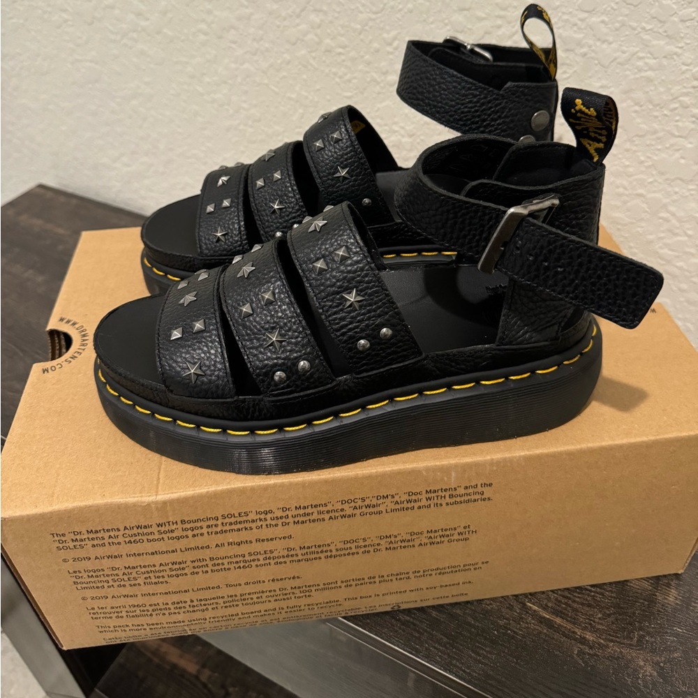 DOC MARTINS STUDDED CLARISSA II Brand New In Box! SIZE WOMENS 8